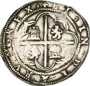 8 Reales - Philip II reverse image