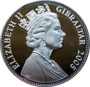5 Pounds - Elizabeth II Sir Thomas Masterman Hardy obverse image