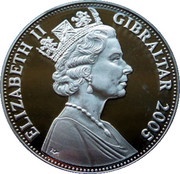 5 Pounds - Elizabeth II Pierre de Villeneuve - Nelson's officer obverse image