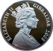 5 Pounds - Elizabeth II Nelson in cabin reviewing the plans obverse image