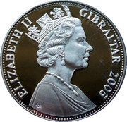 5 Pounds - Elizabeth II Nelson as young capitan obverse image