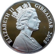 5 Pounds - Elizabeth II Nelson Wounded at Santa Cruz obverse image