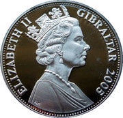 5 Pounds - Elizabeth II HMS Victory towed away obverse image