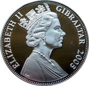 5 Pounds - Elizabeth II Battle of St. Vincent obverse image