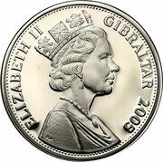 5 Pounds - Elizabeth II Order of the Garter obverse image