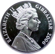 5 Pounds - Elizabeth II Younger Queen Elizabeth in Evening Gown obverse image