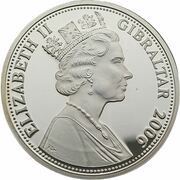 5 Pounds - Elizabeth II Concorde's Golden Jubilee Flypast obverse image