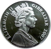 5 Pounds - Elizabeth II History of the RAF - Avro Lancaster obverse image