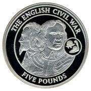 5 Pounds - Elizabeth II The English Civil War, United Kingdom, 2008 reverse image