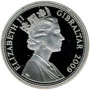 5 Pounds - Elizabeth II Battle of Waterloo obverse image