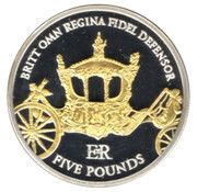 5 Pounds - Elizabeth II Diamond Jubilee, United Kingdom, 2013 reverse image