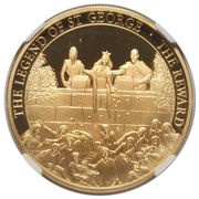 5 Pounds - Elizabeth II The Legend of Saint George - Reward, United Kingdom, 2018 reverse image