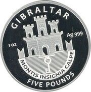 5 Pounds Queen Victoria obverse image