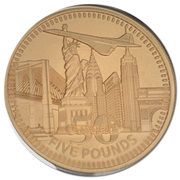 5 Pounds - Elizabeth II Concorde 50th Anniversary, United Kingdom, 2019 reverse image