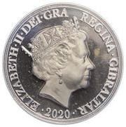 5 Sovereigns - Elizabeth II Let the Battle Commence; sovereign obverse image