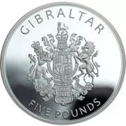 5 Pounds - Elizabeth II Castle obverse image