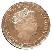 5 Sovereigns - Elizabeth II Platinum Jubilee obverse image