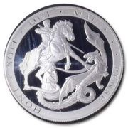 5 Sovereigns - Elizabeth II Saint George’s Battle, United Kingdom, 2022 reverse image