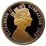 10 Pounds - Elizabeth II Battle of Trafalgar; Gold Proof obverse image