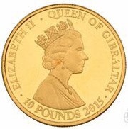 10 Pounds - Elizabeth II Battle of Waterloo obverse image