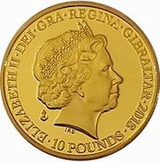 10 Pounds - Elizabeth II Krigsseilerne obverse image