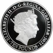 10 Pounds - Elizabeth and the Lion obverse image