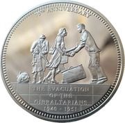 15 Pounds - Elizabeth II The Evacuation of the Gibraltarians, United Kingdom, 2015 reverse image