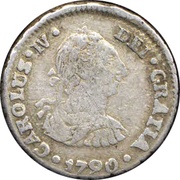 ½ Real - Charles IV obverse image