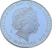 20 Pounds - Elizabeth II Battle of the Atlantic obverse image