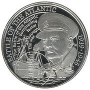 20 Pounds - Elizabeth II Battle of the Atlantic - Churchill, United Kingdom, 2016 reverse image
