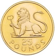 25 Pounds - Elizabeth II British Sterling, United Kingdom, 1975 reverse image