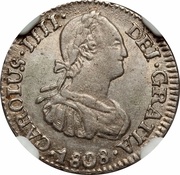 ½ Real - Charles IV obverse image