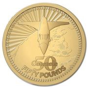 50 Pounds - Elizabeth II Concorde 50th Anniversary, United Kingdom, 2019 reverse image