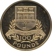 100 Pounds - Elizabeth II British Pounds Sterling, United Kingdom, 1975 reverse image