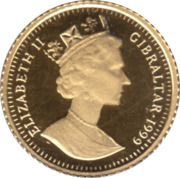 1⁄32 Crown - Elizabeth II King Richard I obverse image