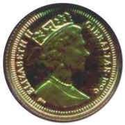1⁄25 Crown - Elizabeth II Peter Rabbit Escaping; Gold Proof obverse image