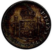 1 Real - Carlos III, Bolivia, 1786-1789 reverse image