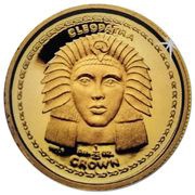 1⁄25 Crown - Elizabeth II Cleopatra reverse image