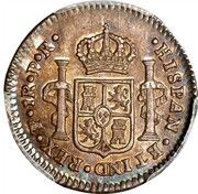 1 Real - Carlos IV, Bolivia, 1789-1791 reverse image