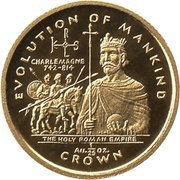 1⁄25 Crown - Elizabeth II The Holy Roman Empire, United Kingdom, 1997 reverse image