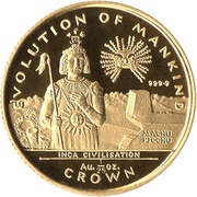 1⁄25 Crown - Elizabeth II Inca Civilisation reverse image