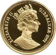 ⅒ Crown - Elizabeth II Discus obverse image