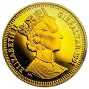 ⅒ Crown - Elizabeth II Chariots Racing obverse image