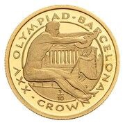 ⅒ Crown - Elizabeth II Long-jump reverse image