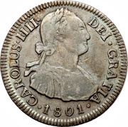 2 Reales - Charles IV obverse image