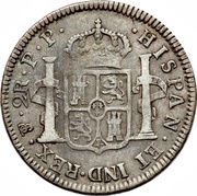 2 Reales - Charles IV, Bolivia, 1791-1808 reverse image