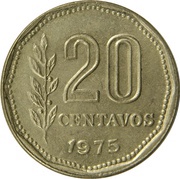 20 Centavos reverse image