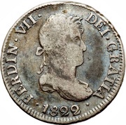2 Reales - Ferdinand VII obverse image