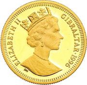 ⅒ Crown - Elizabeth II Gone with the Wind obverse image