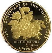 ⅒ Crown - Elizabeth II The Flintstones reverse image